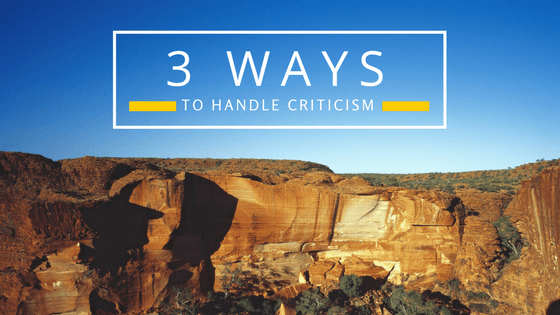Handling Criticism